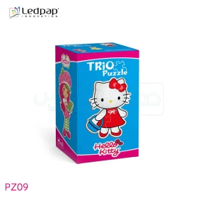  Puzzle enfant divertissement pour les anfants de 2 ans, Trio puzzle 9pcs hello kitty - snow white- charlotte LEDPAP PZ09