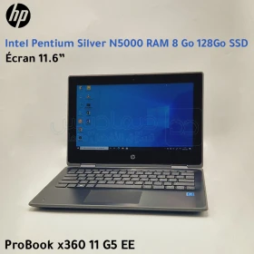 Pc portable, laptop Pentium Silver N5000, 8GB 128GB SSD 11.6 Pouces tactile Utiliser en excellent état HP ProBook x360 11 G5 EE