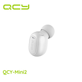 Écouteur bluetooth blanc QCY -QCYMINI2