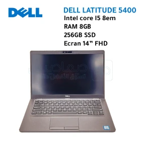 Ordinateur portable, Laptop, intel core i5 8eme 8Gb 256Gb SSD 14pouces Full HD (Utiliser en excellent état) DELL LATITUDE 5400