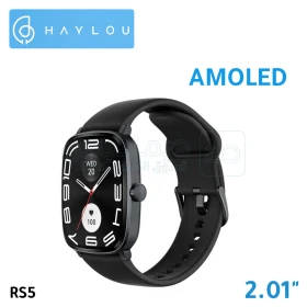 Smartwatch étanche avec capteur de fréquence cardiaque AMOLED 2" HAYLOU RS5