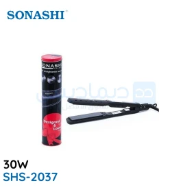  Lisseur Professionnel Electrique 30W Plaques En Céramique Noir SONASHI  SHS-2037