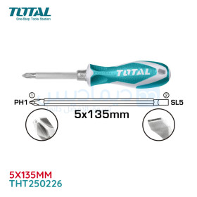  Tournevis TOTAL 2 en 1 THT250226