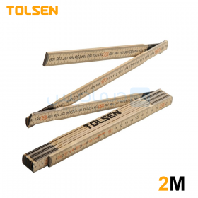 Régle pliable en bois 2M TOLSEN 35046