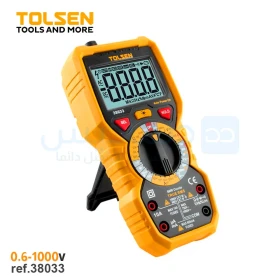  Multimetre Digital Professionnel 0.6-1000V TOLSEN 38033
